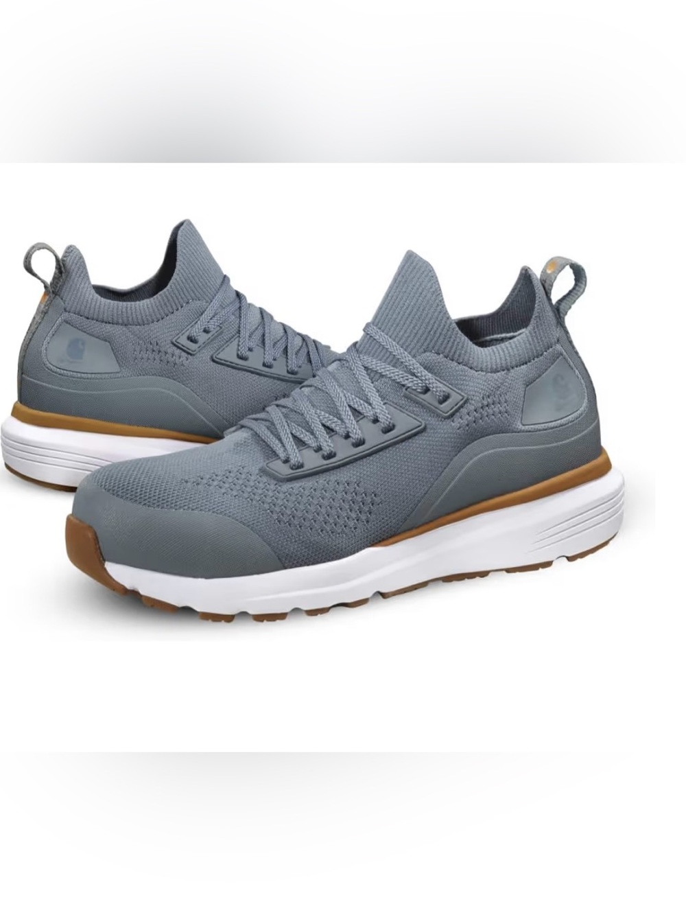 Carhartt Women's Haslett Knit SD Work Sneakers - Blue Gray with Tan Accents